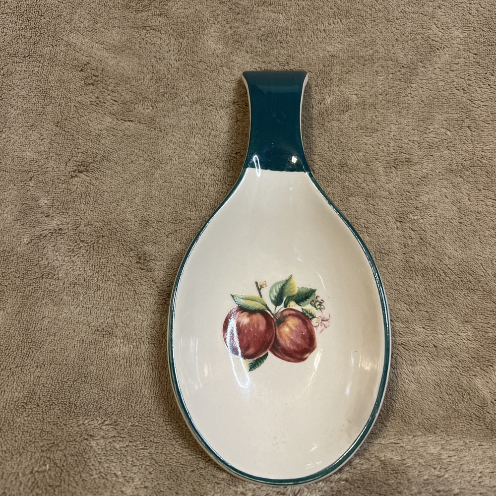 China Pearl "Apples Casuals"  Spoon Rest